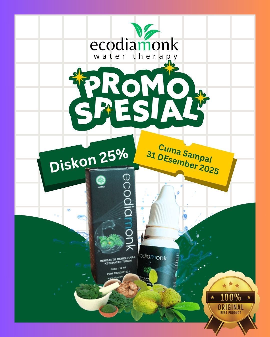Penderita Maag Dan Gerd Wajib Tahu! Ini Khasiat Ecodiamonk