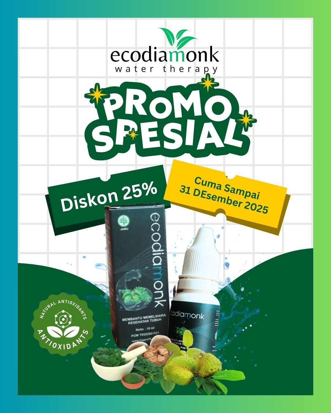 Ecodiamonk: Jamu Tetes Yang Mengubah Hidup Penderita Asam Lambung