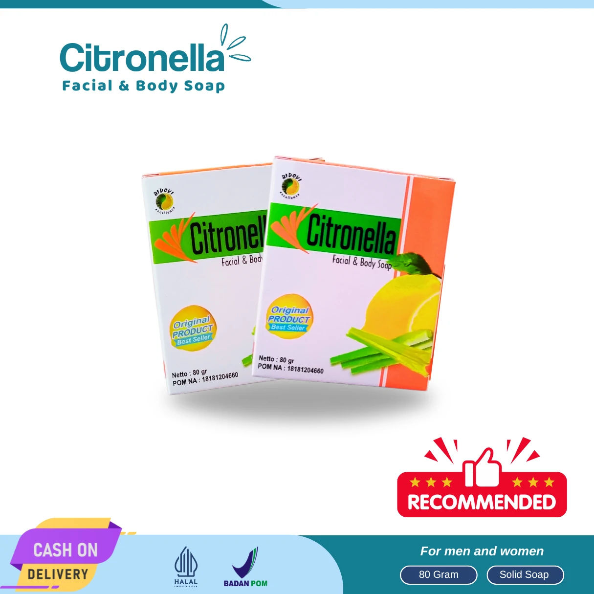 Jual Sabun Muka Citronella Original Termurah Bandung Barat