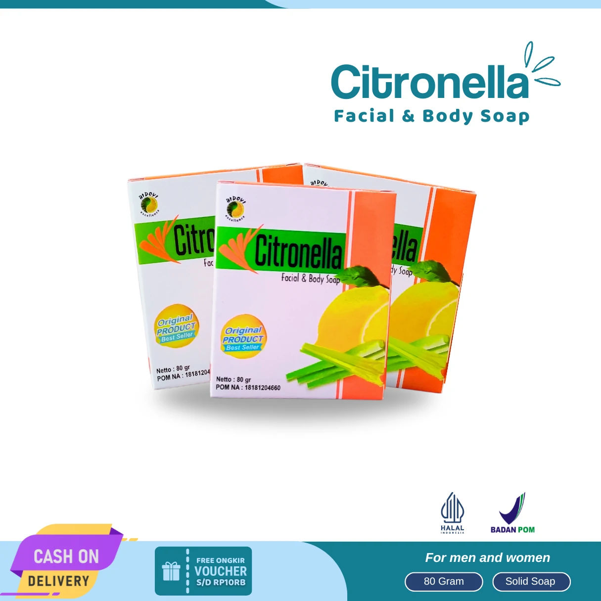Jual Sabun Muka Citronella Original Termurah Kendal