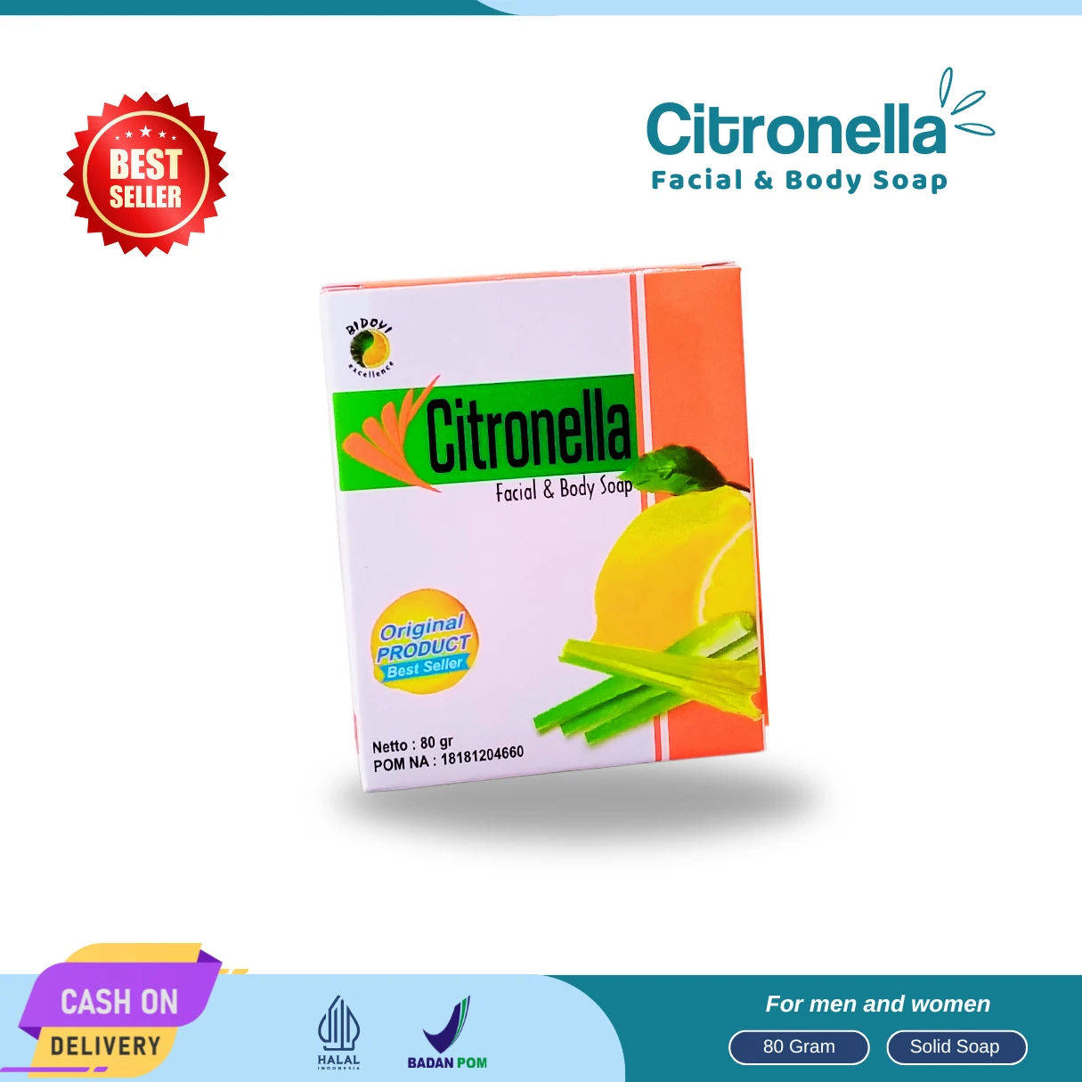 Jual Sabun Muka Citronella Original Termurah Pasuruan