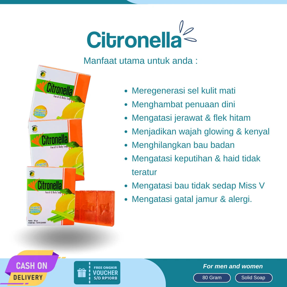 Jual Sabun Muka Citronella Original Termurah Tangerang