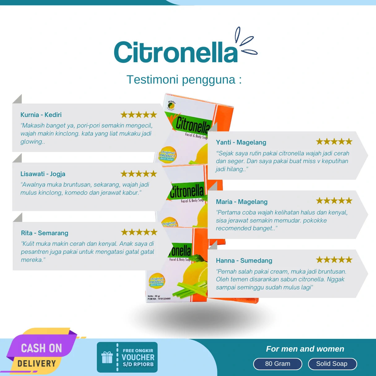 Jual Sabun Muka Citronella Original Termurah Wonosobo