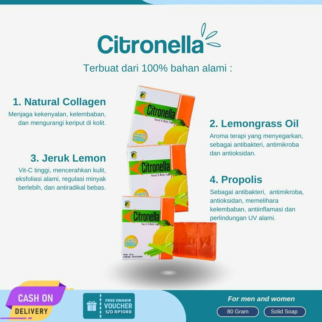 Jual Sabun Muka Citronella Original Termurah Majalengka