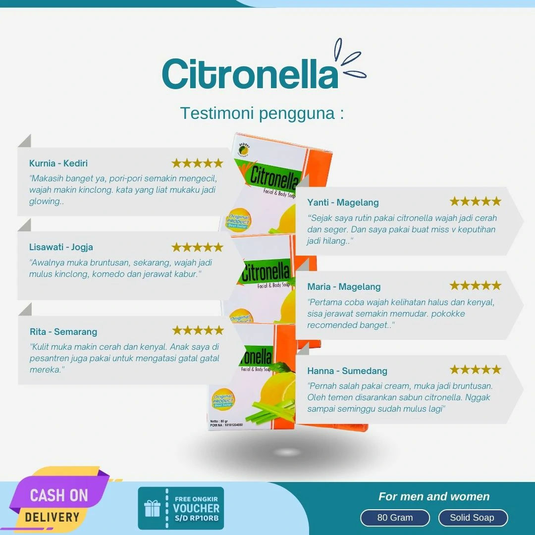 Jual Sabun Muka Citronella Original Termurah Banjarnegara