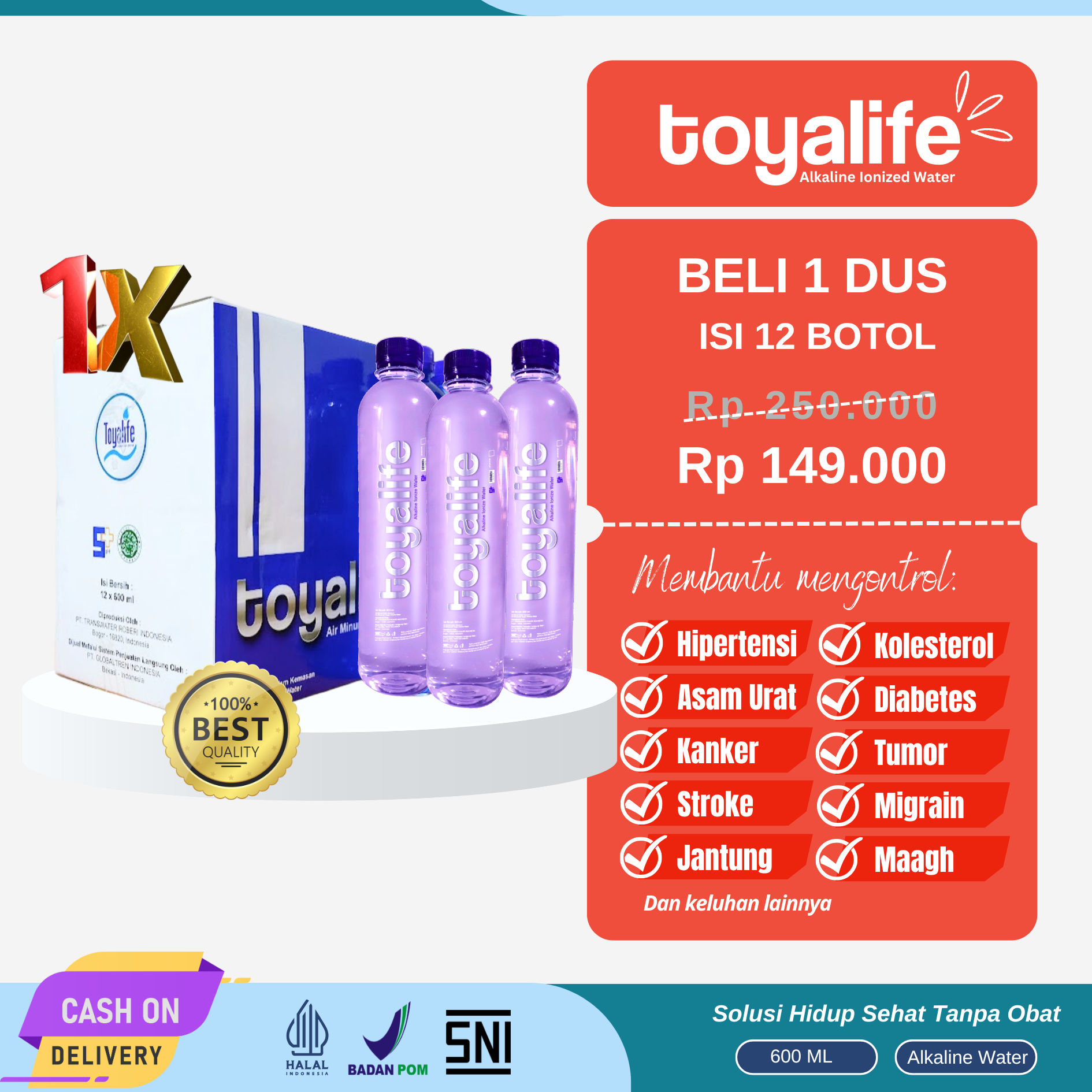 0852-2540-3076 Reseller Air Alkali Toyalife Termurah Probolinggo