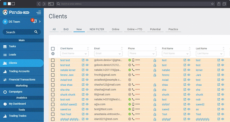 CRM Chat animation