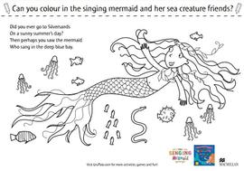 Singing mermaid - Colouring sheet.JPG