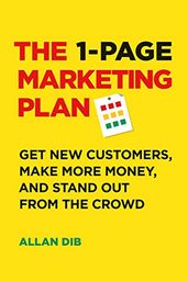Book cover for The 1-Page Marketing Plan