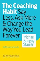 Book cover for The Coaching Habit