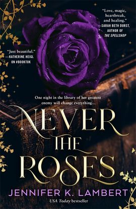 Book cover for Never the Roses