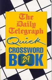 Book cover for The Daily Telegraph Quick Crossword Book 29