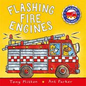 Book cover for Amazing Machines: Flashing Fire Engines