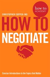 Book cover for How To Negotiate