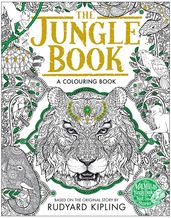 Book cover for The Jungle Book Colouring Book