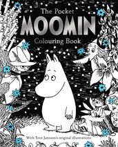 Book cover for The Pocket Moomin Colouring Book