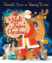 Book cover for The Night Before Christmas, illustrated by Stacey Thomas