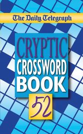 Book cover for The Daily Telegraph Cryptic Crosswords Book 52