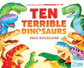 Book cover for Ten Terrible Dinosaurs