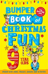 Book cover for Bumper Book of Christmas Fun for 9 Year Olds