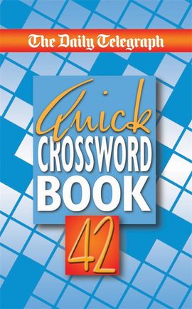 Book cover for The Daily Telegraph Quick Crossword Book 42