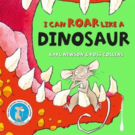 Book cover for I can roar like a Dinosaur