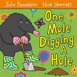 Book cover for One Mole Digging A Hole