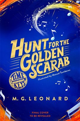 Book cover for Hunt for the Golden Scarab