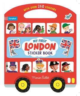 Book cover for My First London Sticker Book