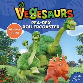 Book cover for Vegesaurs: Pea-Rex Rollercoaster