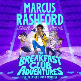 Book cover for The Breakfast Club Adventures: The Treasure Hunt Monster