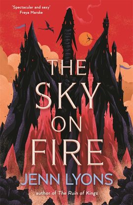 Book cover for The Sky on Fire