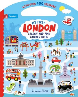 Book cover for My First Search and Find London Sticker Book