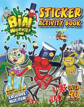 Book cover for Bin Weevils Sticker Activity Book