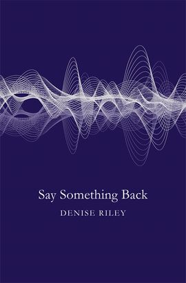 Book cover for Say Something Back