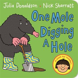 Book cover for One Mole Digging A Hole