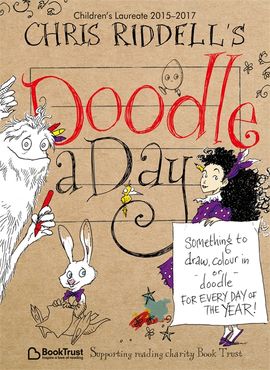 Book cover for Chris Riddell's Doodle-a-Day