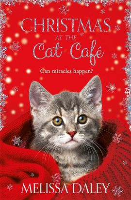 Book cover for Christmas at the Cat Cafe