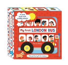 Book cover for My First London Bus Cloth Book