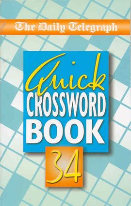 Book cover for Daily Telegraph Quick Crossword Book 34