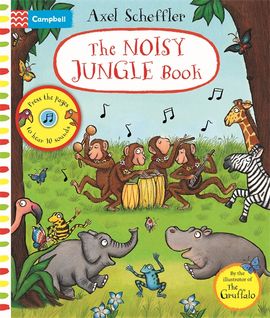 Book cover for The Noisy Jungle Book