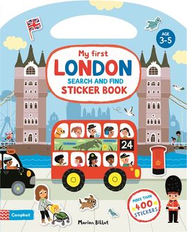 Book cover for My First Search and Find London Sticker Book