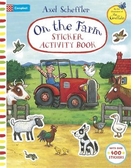 Book cover for On The Farm Sticker Activity Book