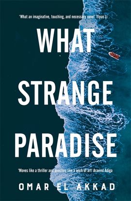 Book cover for What Strange Paradise