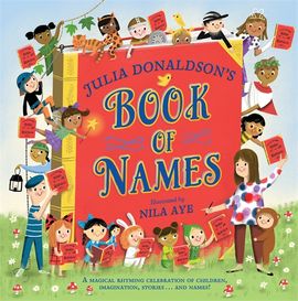 Book cover for Julia Donaldson's Book of Names