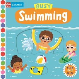 Book cover for Busy Swimming