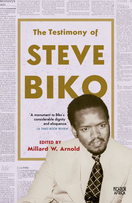 Book cover for The Testimony of Steve Biko