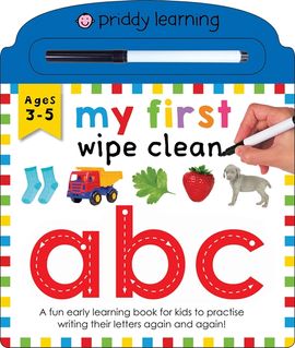 Book cover for My First Wipe Clean: ABC