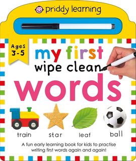 Book cover for My First Wipe Clean: Words