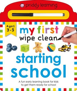 Book cover for My First Wipe Clean: Starting School